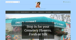 Desktop Screenshot of emilysflorist.com