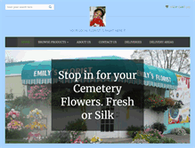 Tablet Screenshot of emilysflorist.com